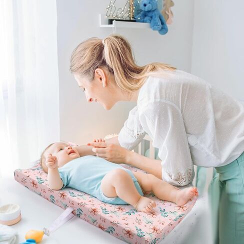 Changing Table Pad Cover Elastic Changing Pad Cover Premium Baby Changing Pad Cover 2 Pack for Boys Girls Unisex Soft Comfortable Changing Pad Cover (Baby Whale and Hedgehog) in Saudi Arabia