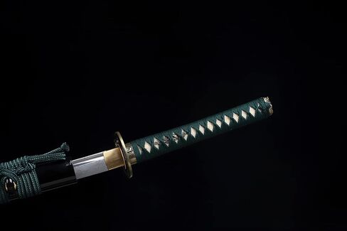 Handmade Katana Sword 41 Inches Fully Hand Forged Damascus Folded Steel Japanese Samurai Sword Full Tang Real Sharp Blade in Saudi Arabia
