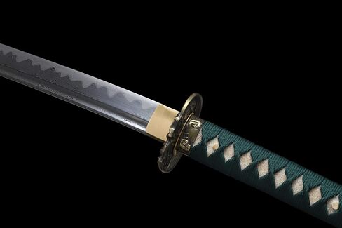 Handmade Katana Sword 41 Inches Fully Hand Forged Damascus Folded Steel Japanese Samurai Sword Full Tang Real Sharp Blade in Saudi Arabia