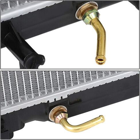 DNA Motoring OEM-RA-13037 1-Row OE Style Aluminum Core Radiator Compatible with 07-17 LS460 XF40 AT, 27-15/16" W X 17-11/16" H X 5/8" D, 1-1/2" Inlet, 1-1/2" Outlet in Saudi Arabia