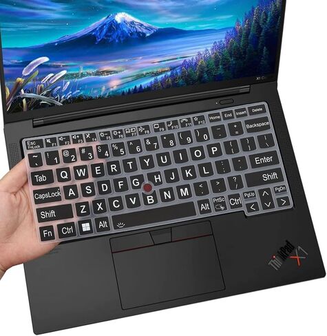 Keyboard Cover with Large Letters for 2023 2022 Lenovo Thinkpad x1 Carbon Gen 11/10 14 inch, ThinkPad T14 Gen 4/Gen 3, T14s Gen 3, ThinkPad L14/ P14s Gen 3/ ThinkPad X1 Yoga Gen 8/7 in Kuwait
