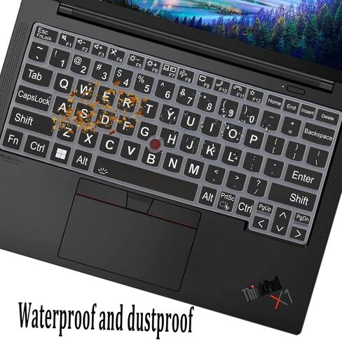 Keyboard Cover with Large Letters for 2023 2022 Lenovo Thinkpad x1 Carbon Gen 11/10 14 inch, ThinkPad T14 Gen 4/Gen 3, T14s Gen 3, ThinkPad L14/ P14s Gen 3/ ThinkPad X1 Yoga Gen 8/7 in Kuwait