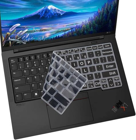 Keyboard Cover with Large Letters for 2023 2022 Lenovo Thinkpad x1 Carbon Gen 11/10 14 inch, ThinkPad T14 Gen 4/Gen 3, T14s Gen 3, ThinkPad L14/ P14s Gen 3/ ThinkPad X1 Yoga Gen 8/7 in Kuwait