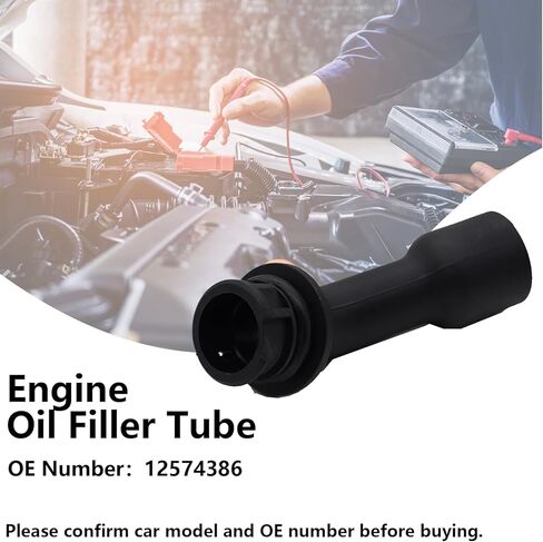 12574386 أنبوب حشو زيت المحرك لسيارة شيفروليه أفالانش سيلفرادو 1500 2500 3500 سوبربان 1500 2500 لسيارة كاديلاك إسكاليد EXT ESV لسيارة جي إم سي يوكون XL سييرا 1500 2500 3500 in Kuwait