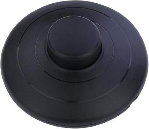 UL Listed Foot Switch Floor Foot Inline Pedal Push Switch, Round Lamp Light Foot Control Footswitch AC 100-250V, Step On Switches for Light Lamp On-Off Control (Black) in Saudi Arabia