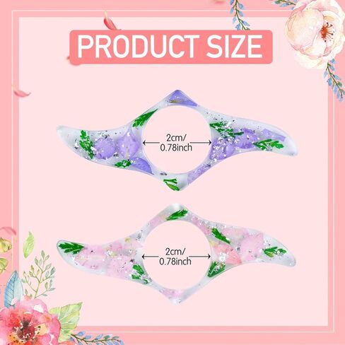 حامل صفحة الكتاب، حامل صفحة كتاب الإبهام، زهور مجففة لحامل صفحة الراتنج، ملحقات قراءة قارئ الكتب كهدية للمعلمين وهدايا دودة الكتب، هدايا لمحبي الكتب - أبيض in Kuwait