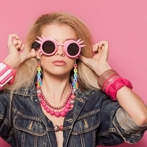 أقراط فخر للنساء والرجال أقراط متدلية بألوان قوس قزح على شكل قلب ونجمة قوس قزح مجموعة أقراط متدلية الحب يفوز مجوهرات فخر للنساء والفتيات والرجال (أ) in Kuwait