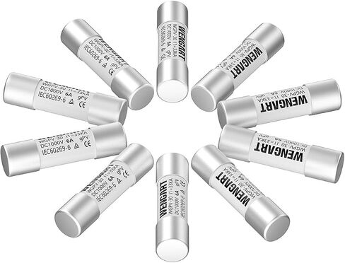 Solar Fuses WGPV-30,DC1000V,10x38mm,I133kA,Fast Photovoltaic Fuses for Solar Photovoltaic Applications,10pcs (30Amp) in Saudi Arabia