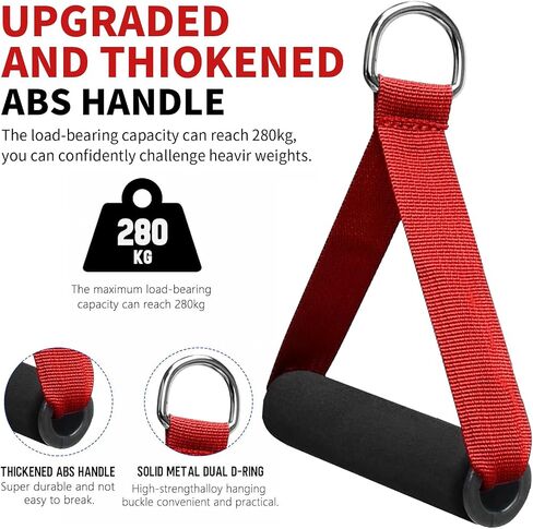 Premium Exercise Pull Handle,Resistance Bands Handles with Solid Locks,Soft Foam Wrapped Heavy Duty Handles with Strong Nylon Belt Grips Fitness Strap for Yoga Exercise Resistance Training in Saudi Arabia