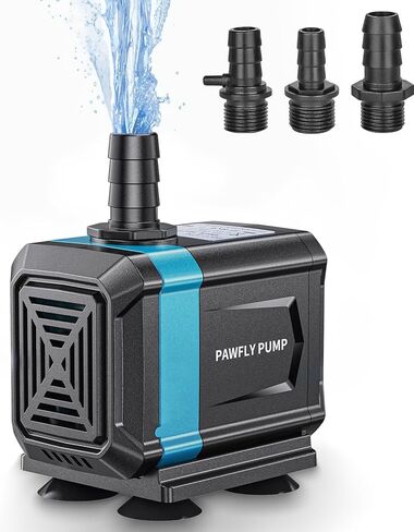مضخة مياه غاطسة لحوض السمك Pawfly 550 GPH (2000 لتر/ساعة، 30 وات) مضخة نافورة مياه فائقة الهدوء مع ارتفاع 6.5 قدم مضخة مياه قابلة للتعديل لخزانات الأسماك والبرك والحدائق والشلالات والتماثيل والمستنقعات in Saudi Arabia