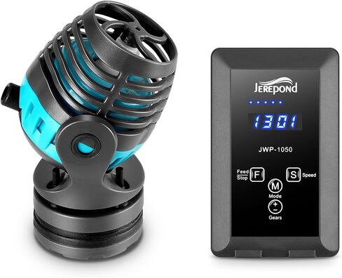 1050GPH Mini Wave Maker with Controller, Mini DC 24V Powerhead with Magnetic Mounting, Nano Wavemaker for aquarium 30 to 60 Gallons,for fresh and marine water fish tanks in Saudi Arabia