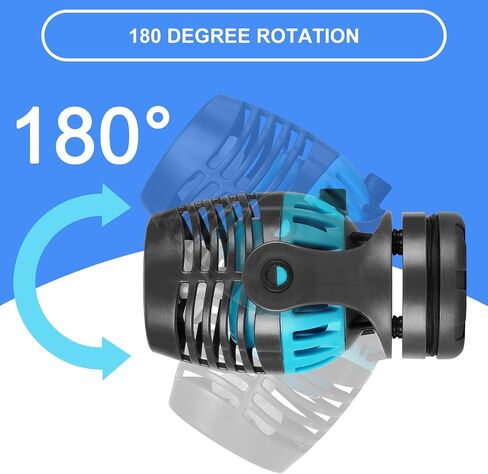1050GPH Mini Wave Maker with Controller, Mini DC 24V Powerhead with Magnetic Mounting, Nano Wavemaker for aquarium 30 to 60 Gallons,for fresh and marine water fish tanks in Saudi Arabia
