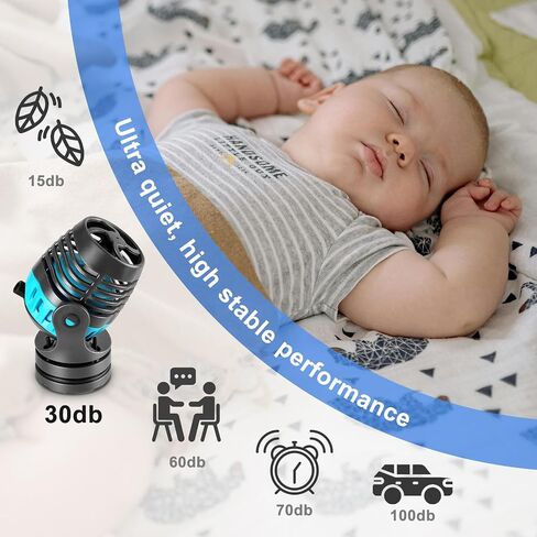 1050GPH Mini Wave Maker with Controller, Mini DC 24V Powerhead with Magnetic Mounting, Nano Wavemaker for aquarium 30 to 60 Gallons,for fresh and marine water fish tanks in Saudi Arabia