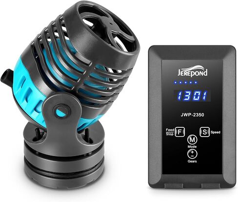 1050GPH Mini Wave Maker with Controller, Mini DC 24V Powerhead with Magnetic Mounting, Nano Wavemaker for aquarium 30 to 60 Gallons,for fresh and marine water fish tanks in Saudi Arabia