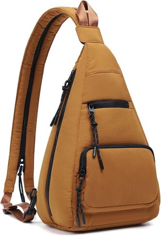ER.Roulour Ultra-lightweight Sling Bag Puffy Crossbody Bag Cotton Padding Backpack Shoulder Daypack for Men Women in Saudi Arabia