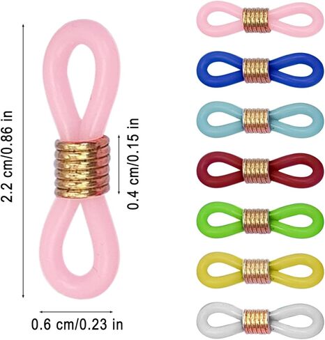200 Pcs Knitting Needle Stoppers, Knitting Needle Hugger Colorful Knitting Needles Point Protectors Needle Tip Stoppers Stitch Stoppers for Knitting Needles Crocheting Projects in Kuwait