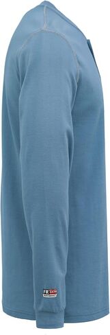 قمصان BOCOMAL FR للرجال 5.5oz خفيفة الوزن بأكمام طويلة، قميص Henley مقاوم للحريق CAT2 in Kuwait