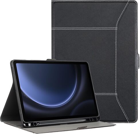 حافظة لهاتف سامسونج جالاكسي تاب S9 Fe 5G مع حامل قلم وغطاء مغناطيسي رفيع للغاية لحافظة الكمبيوتر اللوحي سامسونج S9 Fe، أخضر in Kuwait