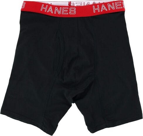 Hanes Men's Comfort Flex Fit Odor Control Boxer Briefs (3 Pack) in Saudi Arabia