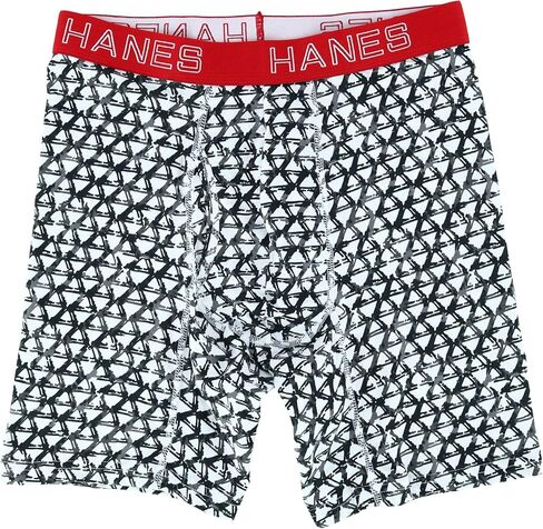 Hanes Men's Comfort Flex Fit Odor Control Boxer Briefs (3 Pack) in Saudi Arabia