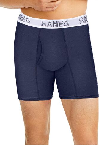 Hanes Men's Comfort Flex Fit Odor Control Boxer Briefs (3 Pack) in Saudi Arabia