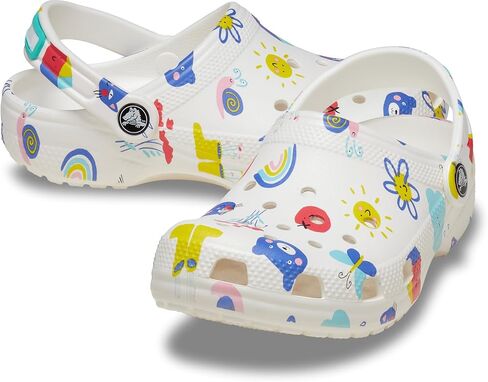 Crocs Unisex-Child Classic Graphic Clogs (Toddler) in Saudi Arabia