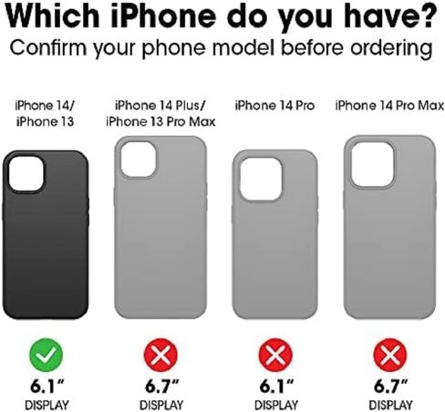 OtterBox Commuter Series Case for iPhone 14 & iPhone 13 (Only) - Non-Retail Packaging - (Trees Company (Green)) in Saudi Arabia