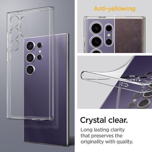 Spigen Liquid Crystal Designed for Galaxy S24 Ultra Case (2024), [Military-Grade Protection] - Crystal Clear in Saudi Arabia