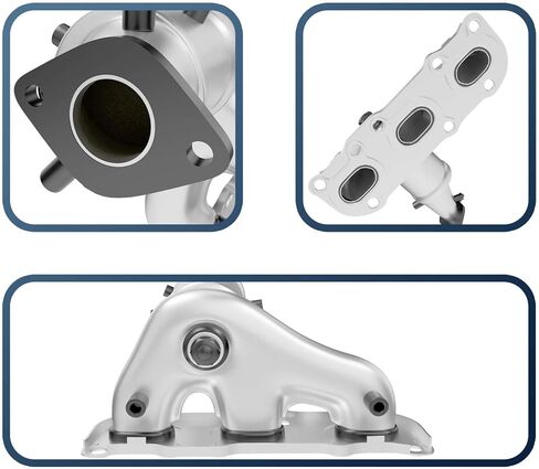 CIRconvert 【متفوقة 】 المحول الحفاز الأمامي الأيمن متوافق مع 2013 2014 2015 2016 2017 2018 Hyundai Santa Fe / Fe XL 3.3L V6، 2020-2022 Kia Telluride 3.8L V6 المحول الحفاز (متوافق مع EPA) in Kuwait