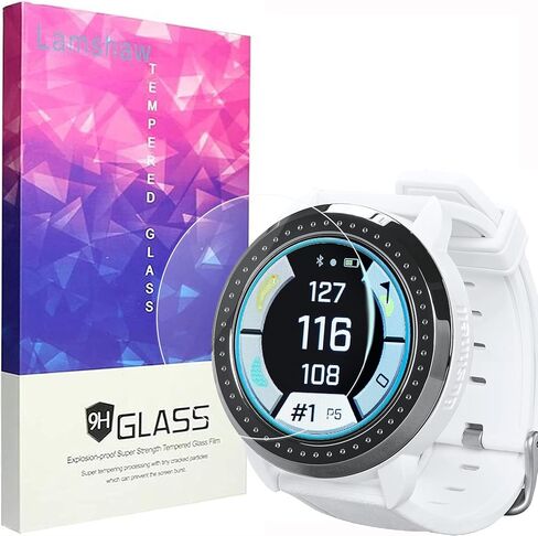 Compatible for Bushnell Ion Elite Watch Screen Protector, [3 Pack] 9H Tempered Glass Screen Protector Film Compatible for Bushnell Ion Elite Gps Watch (3 Pack) in Saudi Arabia
