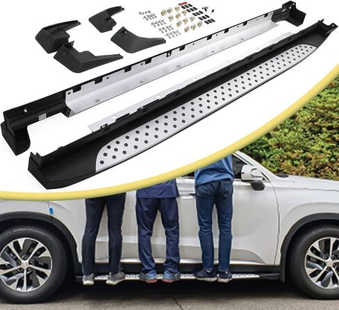 لوحة تشغيل مناسبة لشركة Hyundai Palisade 2019 2020 2021 2022 Nerf Bar خطوة جانبية مع واقيات الطين in Saudi Arabia