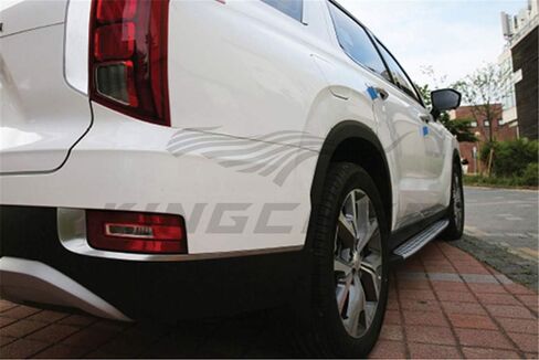لوحة تشغيل مناسبة لشركة Hyundai Palisade 2019 2020 2021 2022 Nerf Bar خطوة جانبية مع واقيات الطين in Saudi Arabia