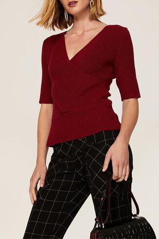 Rent The Runway Pre-Loved Cross Front Open Back Sweater in Saudi Arabia