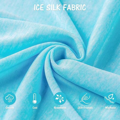 Mihachi Cooling Dog Bandana 4 Pack - باندانا صيفية للكلاب، مرايل وشاح من الحرير الجليدي، ملحقات تزيين قابلة للتعديل وقابلة للغسل للكلاب الصغيرة والمتوسطة والكبيرة والقطط والجرو in Kuwait