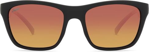 نظارة شمسية مستطيلة مستقطبة من Hobie Woody، باللون الأسود الساتان، OSFA in Kuwait