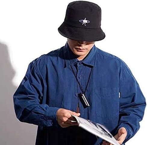 Croogo Bucket Hat for Men Women Fisherman Outdoor Summer Travel Beach Caps 100% Cotton Stone Washed Packable Fishing Sun Cap in Saudi Arabia