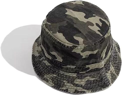Croogo Bucket Hat for Men Women Fisherman Outdoor Summer Travel Beach Caps 100% Cotton Stone Washed Packable Fishing Sun Cap in Saudi Arabia