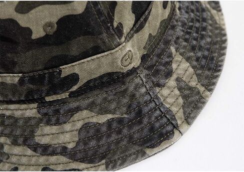Croogo Bucket Hat for Men Women Fisherman Outdoor Summer Travel Beach Caps 100% Cotton Stone Washed Packable Fishing Sun Cap in Saudi Arabia