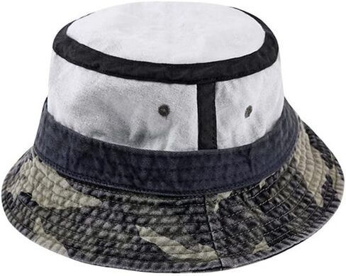 Croogo Bucket Hat for Men Women Fisherman Outdoor Summer Travel Beach Caps 100% Cotton Stone Washed Packable Fishing Sun Cap in Saudi Arabia
