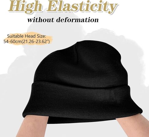 ZOORON 1&2 Packs Beanie للرجال والنساء الرجال قبعة صغيرة أكريليك متماسكة الكفة قبعة قبعة مترهل متماسكة قبعة الجمجمة قبعة الشتاء الدافئة in Kuwait