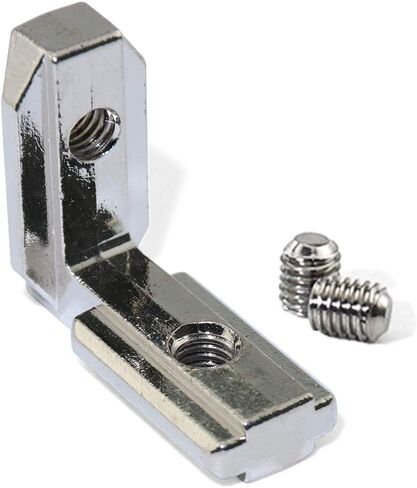 10 قطعة 2020 سلسلة L-شكل داخلي داخل الزاوية موصل مشترك قوس مع مسامير ل T فتحة ملف بنتوء من الألمنيوم 2020 سلسلة فتحة 6 مللي متر in Kuwait