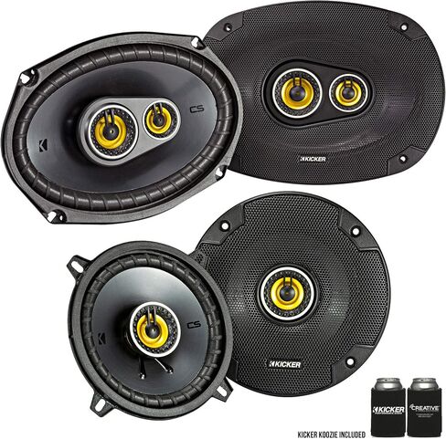 KICKER for Dodge Ram Truck 1994-2011 Speaker Bundle - CS 6x9 coaxial Speakers, and CS 5.25" coaxial Speakers. in Saudi Arabia