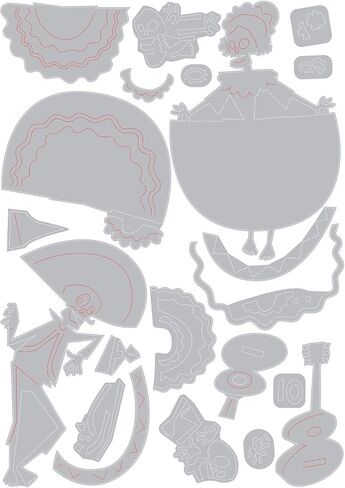 Sizzix Tim Holtz - THINLITS Dies, Arthur Colorize in Saudi Arabia