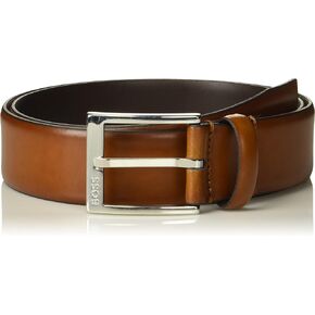 BOSS Men's Polished Leather Dress Belt