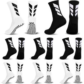 8 أزواج من جوارب كرة القدم للرجال، جوارب كرة قدم مضادة للانزلاق للشباب البالغين، جوارب مضادة للانزلاق لكرة القدم وكرة السلة والبيسبول وكرة القدم in Kuwait