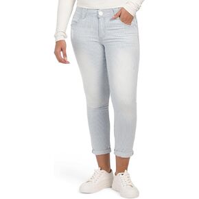 Democracy Women's Petite Ab Solution Ankle Skimmer, Light Blue, 4P