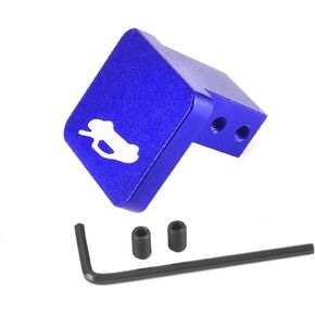 Hood Latch Release Handle, Heavy Duty Billet Aluminum Hood Puller Cable Repair Kit, Replacement for 1996-2011, Hood Cover Lock Switch, Automotive Modification Accessories（Silver）
