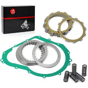 Clutch Kit Gasket Heavy Duty Springs Compatible with Suzuki GSXR600 GSXR 600 GSX-R 600 2006 2007 21400-36810