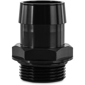 Mishimoto MMFT-16ORB-114BK -16ORB to 1-1/4" Hose Barb Aluminum Fitting