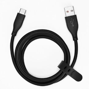 TOZO USB-C to USB-A Charging Cable HT1 HT2 Headphone T6 T10 A1 T12 A3 A2 OpenEgo OpenBuds NC2 NC7 NC9, W1 W3 Wireless Charger, PA2 PA1 Speaker, All USB C Phone tablet (Silicone, Black)